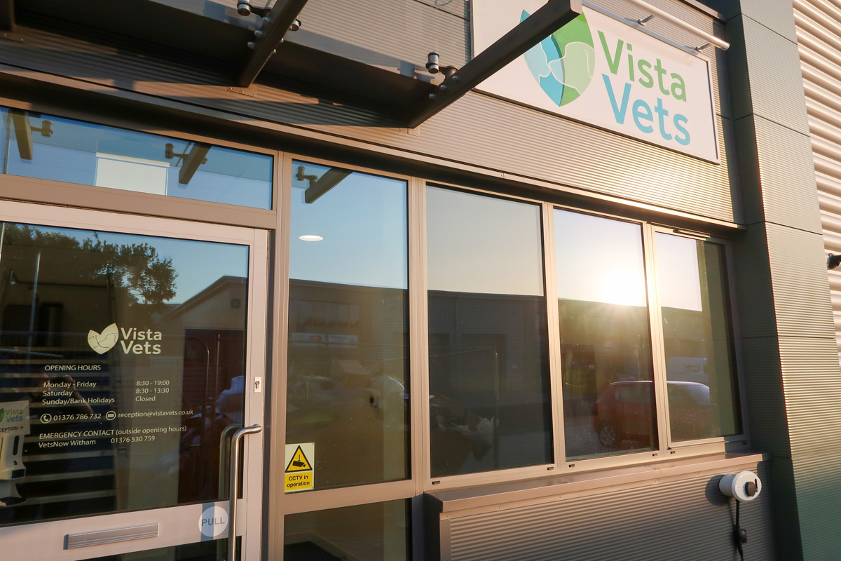 The Practice Main Entrance | Vista Vets Chelmsford